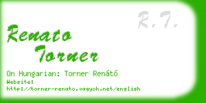 renato torner business card